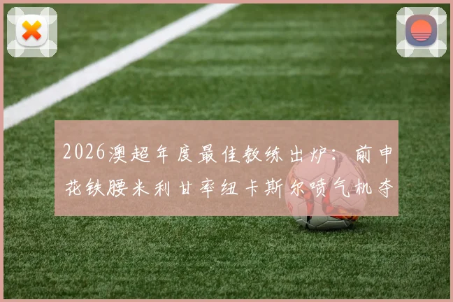 2026澳超年度最佳教练出炉：前申花铁腰米利甘率纽卡斯尔喷气机夺冠的执教之路